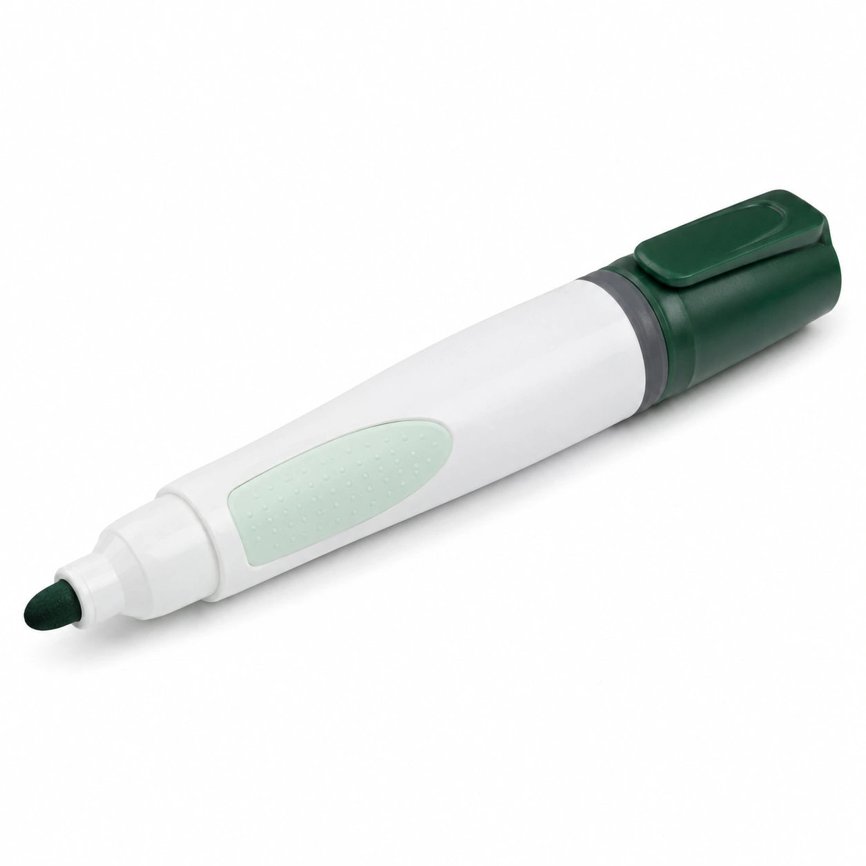 Ergonomischer Whiteboard-Stift mit Rundspitze, Dunkelgrün