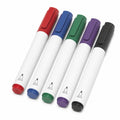 Whiteboard-Marker Set mit 5 Farben: Rot, Blau, Grün, Violett, Schwarz