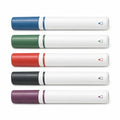 Whiteboard-Marker-Set, 5 Farben, Rundspitze, wischfest
