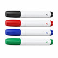 Whiteboard-Marker Set mit 4 Farben: Schwarz, Rot, Blau, Grün