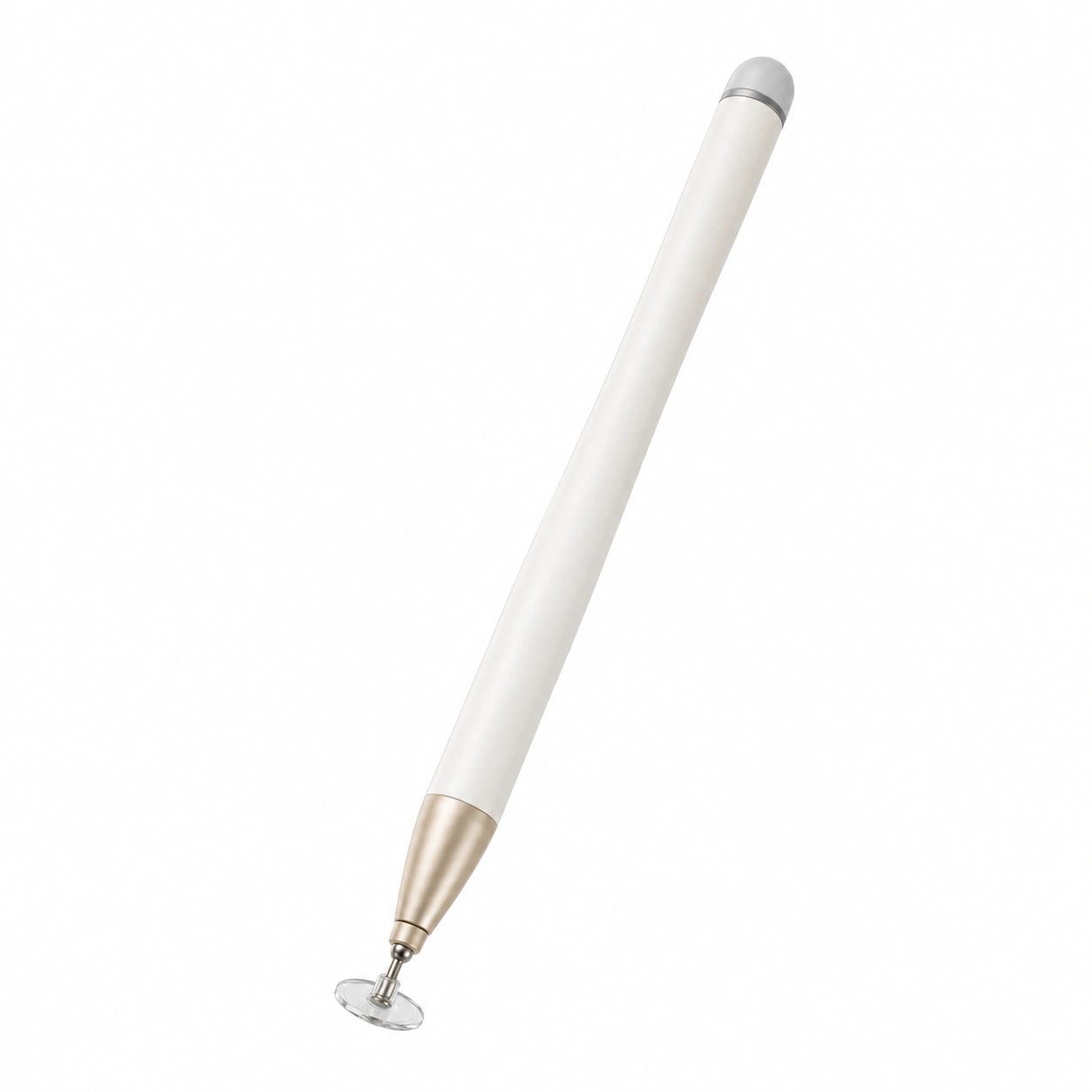 Hochpräziser Tablet-Eingabestift mit Scheibe Weiß
