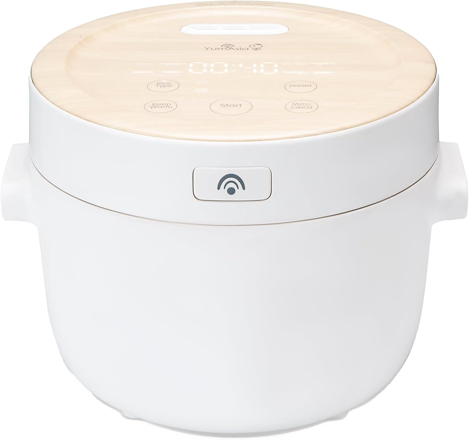 Yum Asia Fuji Reiskocher mit Induktions-Heizung, 220-240 V, IH, Und Keramikschüssel, 5 Tassen, 1,0 Liter, 7 Reiskochfunktionen, LED-Anzeige