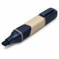Großer Marker Dunkelblau Beige mit Flachspitze