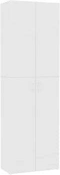 VidaXL Büroschrank Aktenschrank Mehrzweckschrank Schrank Aufbewahrungsschrank Beistellschrank Holzschrank Büro Weiß 60 × 32 × 190 cm Holzwerkstoff