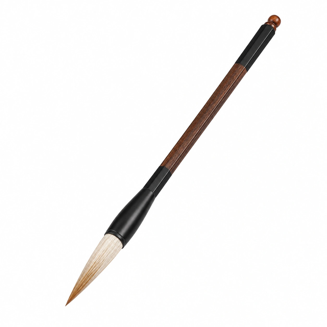 Traditioneller Kalligrafie-Pinsel mit Holzgriff und Naturhaarpitze
