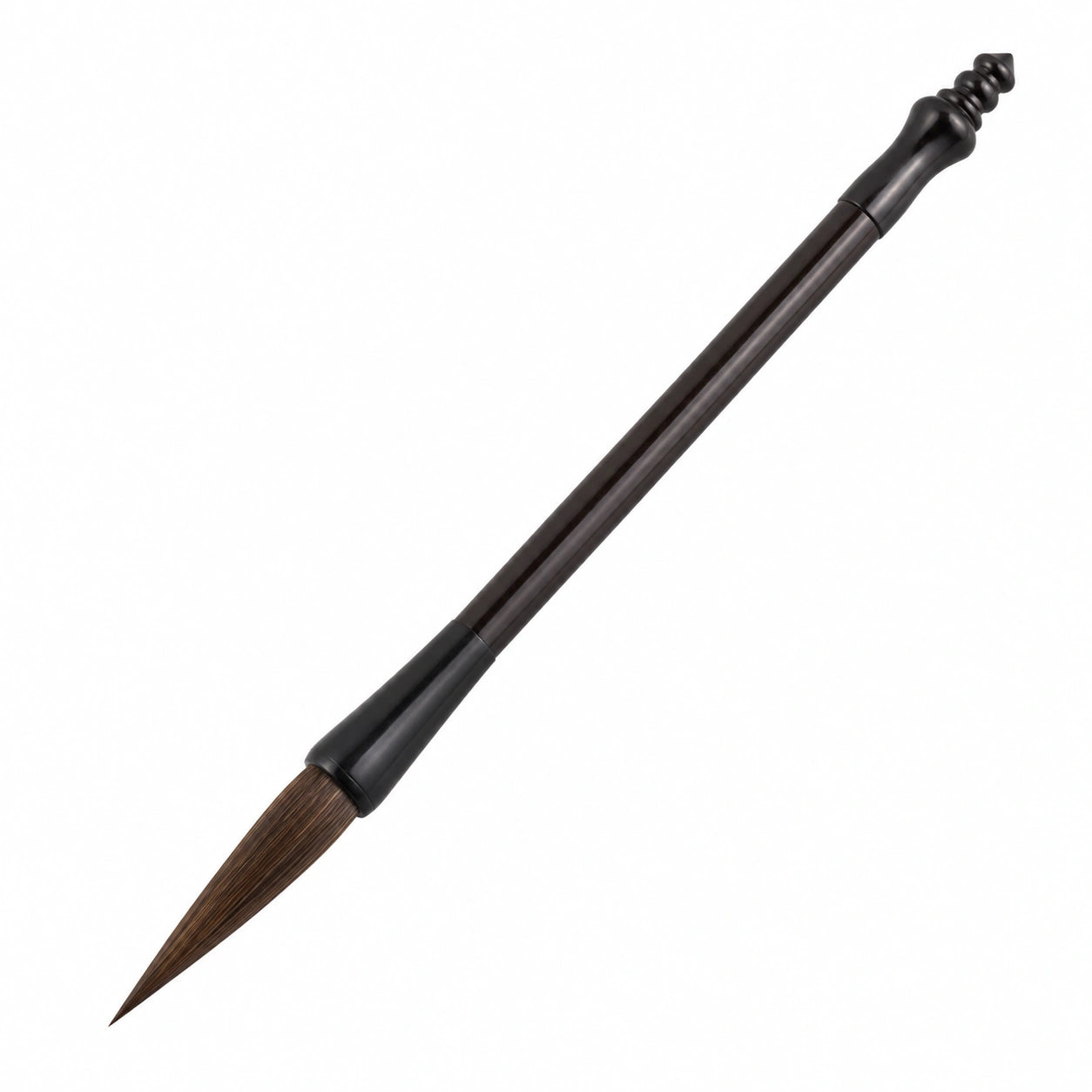 Traditioneller Kalligraphie-Pinsel mit dunklem Griff