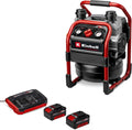 Einhell Professional Akku-Kompressor SILENZZO 36/210 Power X-Change, Inkl. 2 × 4,0 Ah Akkus, 36 V, 210 l/min Ansaugleistung, Max. 8 bar, Ölfrei