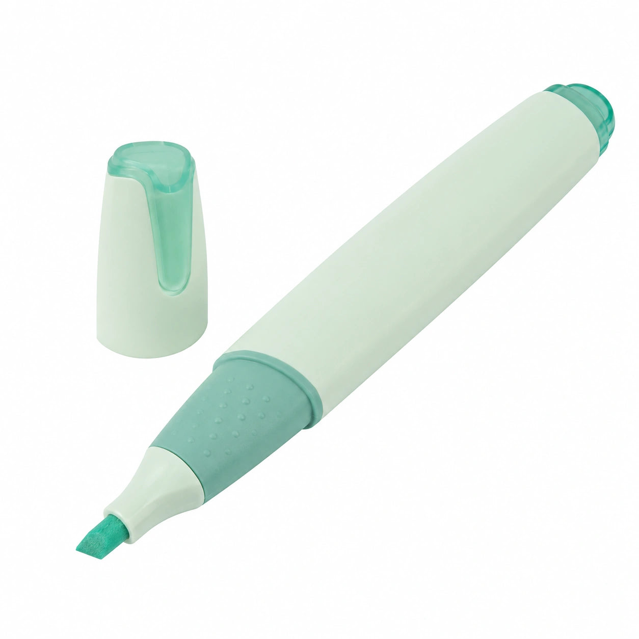 Türkisfarbener Textmarker mit breiter Spitze