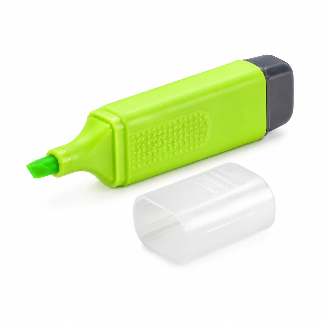 Textmarker mit Keilspitze in Neon Grün