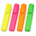 Textmarker Set Neonfarben Gelb Pink Orange Grün - 4 Stück