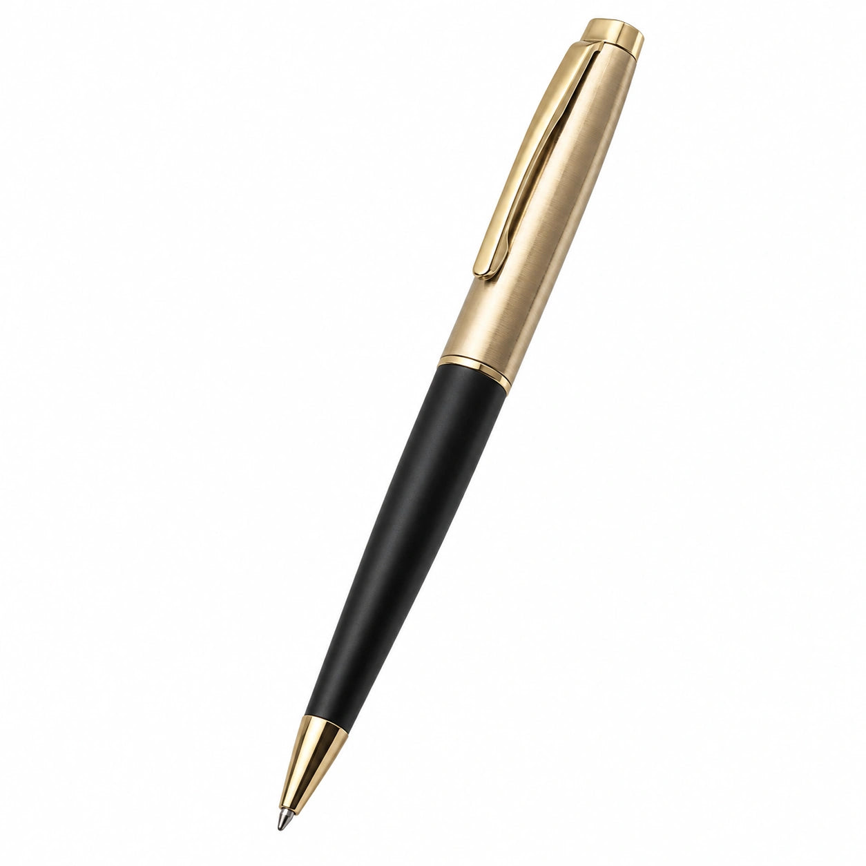 Hochwertiger Kugelschreiber Schwarz und Gold