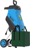 Güde Gartenhäcksler GH 2501, Inkl. Fangsack 45 l und Zuführhilfe, 2500 W, Max. Astdicke 45 mm, Messertechnik, Wartungsarm, Selbsteinzug