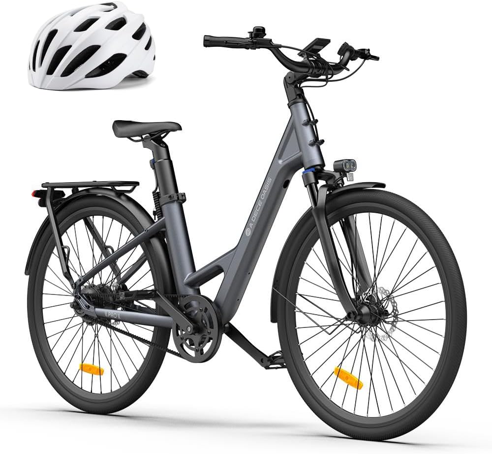 A Dece Oasis ADO E-Bike Air28 Pro Elektrofahrrad, e Bike 28 Zoll, 2 Gang, App-/WLAN-Steuerung, Display, Pedelec Riemenantrieb, Automatikschaltung