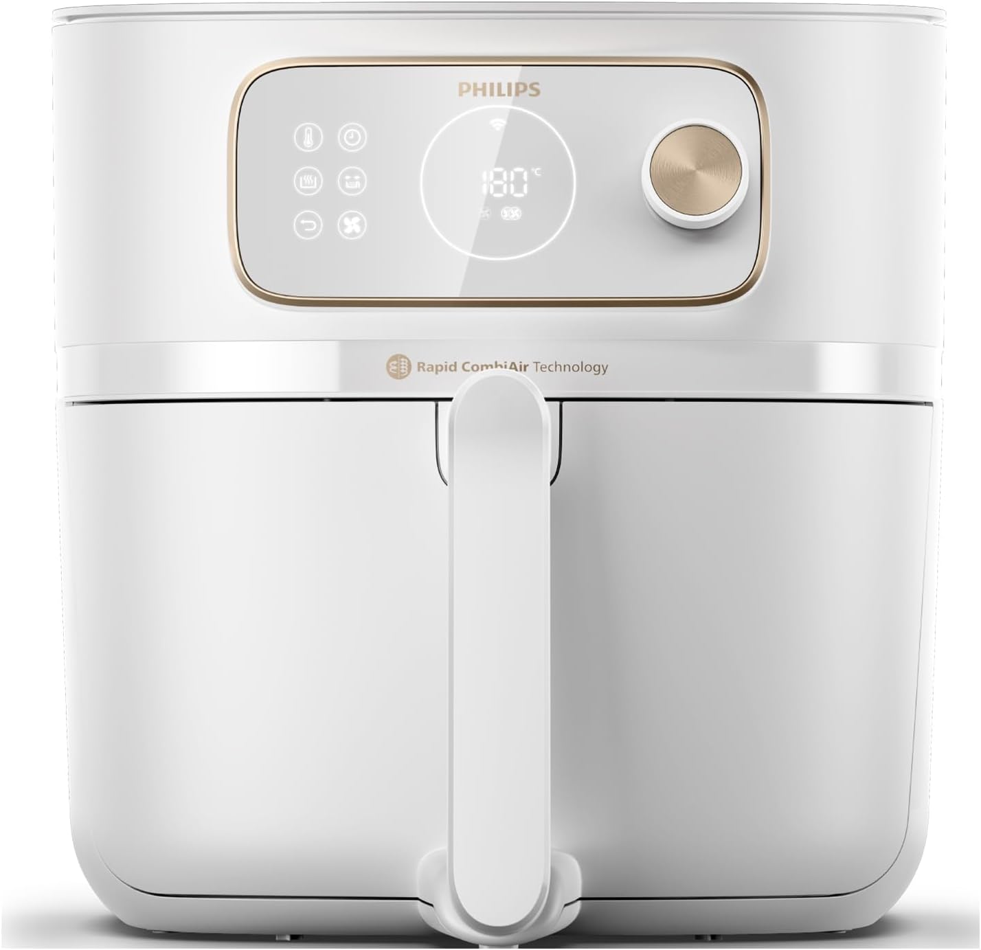 Philips Airfryer Combi 7000-Serie XXL, 8,3 l, 2 kg, HD9876/25, 22-in-1-Heißluftfritteuse, WiFi-Verbindung, 99% weniger Fettzugabe mit Rapid CombiAir