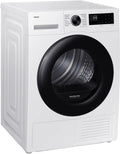 Samsung Wärmepumpentrockner, 9 kg, DV5000D, DV90DG52A0AEEG, EEK: C, AI Wäschetrockner mit WiFi-SmartThings-App, Hygiene-Programm, Air Refresh