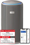 Philips PureProtect 3200 Serie: Intelligenter Luftreiniger, AC3210/12, HEPA- und Aktivkohlefilter, CADR 500 m3/h für 130 m2, Erfasst 99,97% Allergene
