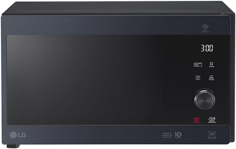 LG Electronics MH6565CPB Mikrowelle mit Grill/ǀ Stiftung Warentest Testsieger ǀ 25 l ǀ / 1000 W/ schwarz