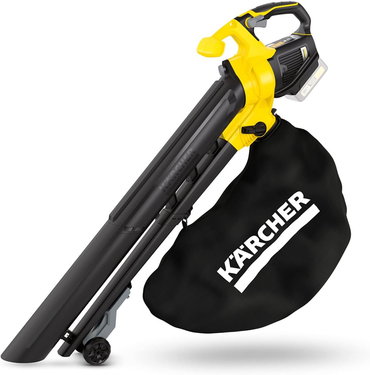 Kärcher 18 V Akku-Laubbläser und Laubsauger BLV 18-200 Battery, Ohne Akku, Luftgeschwindigkeit: 200 km/h, Fangsackvolumen: 45 l, Gewicht: 3,5 kg