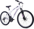 Huffy Extent Mountainbike, 18-Gang, Weiß/Schwarz/Lila