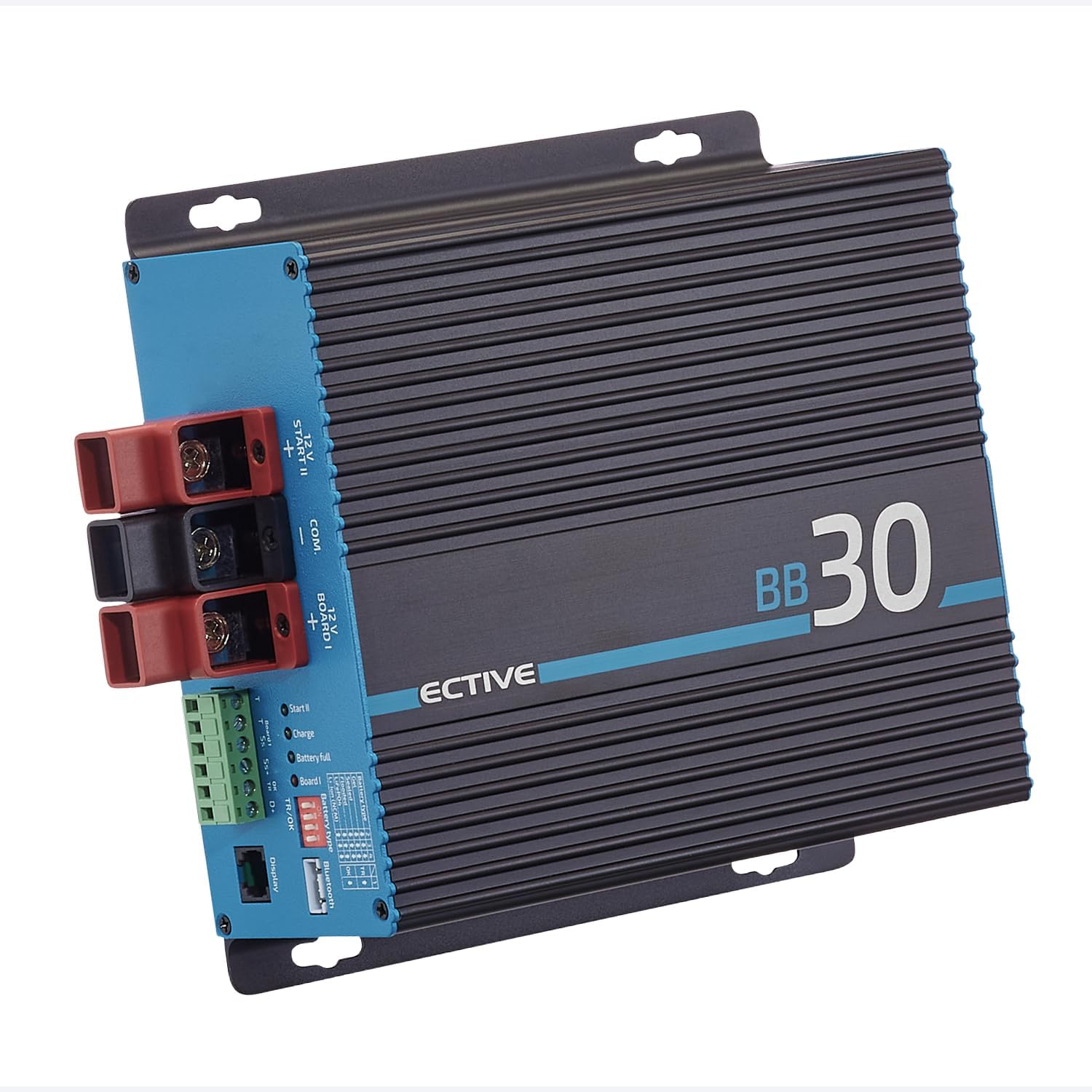 ECTIVE BB 30 Ladebooster 30A 12 Ladegerät, kompaktes DC-DC Ladegerät für AGM/Gel/Nass/LiFePO4, für AGM/Gel/Nass/LiFePO4 - Battery-to-Battery
