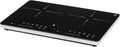 WMF Kult X Doppel- Induktionskochfeld 2 Platten, Kochplatte bis 28 cm, 3500 W, 2 Kochzonen, 8 Stufen, Topferkennung, Touch-Display, Glaskeramik