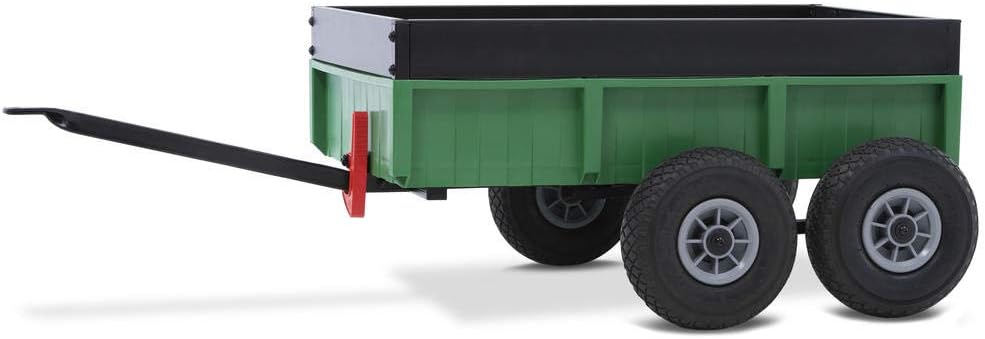 BERG Tandem Trailer XL Kart Tretfahrzeug, 08.04.00, Grün/Schwarz/Rot