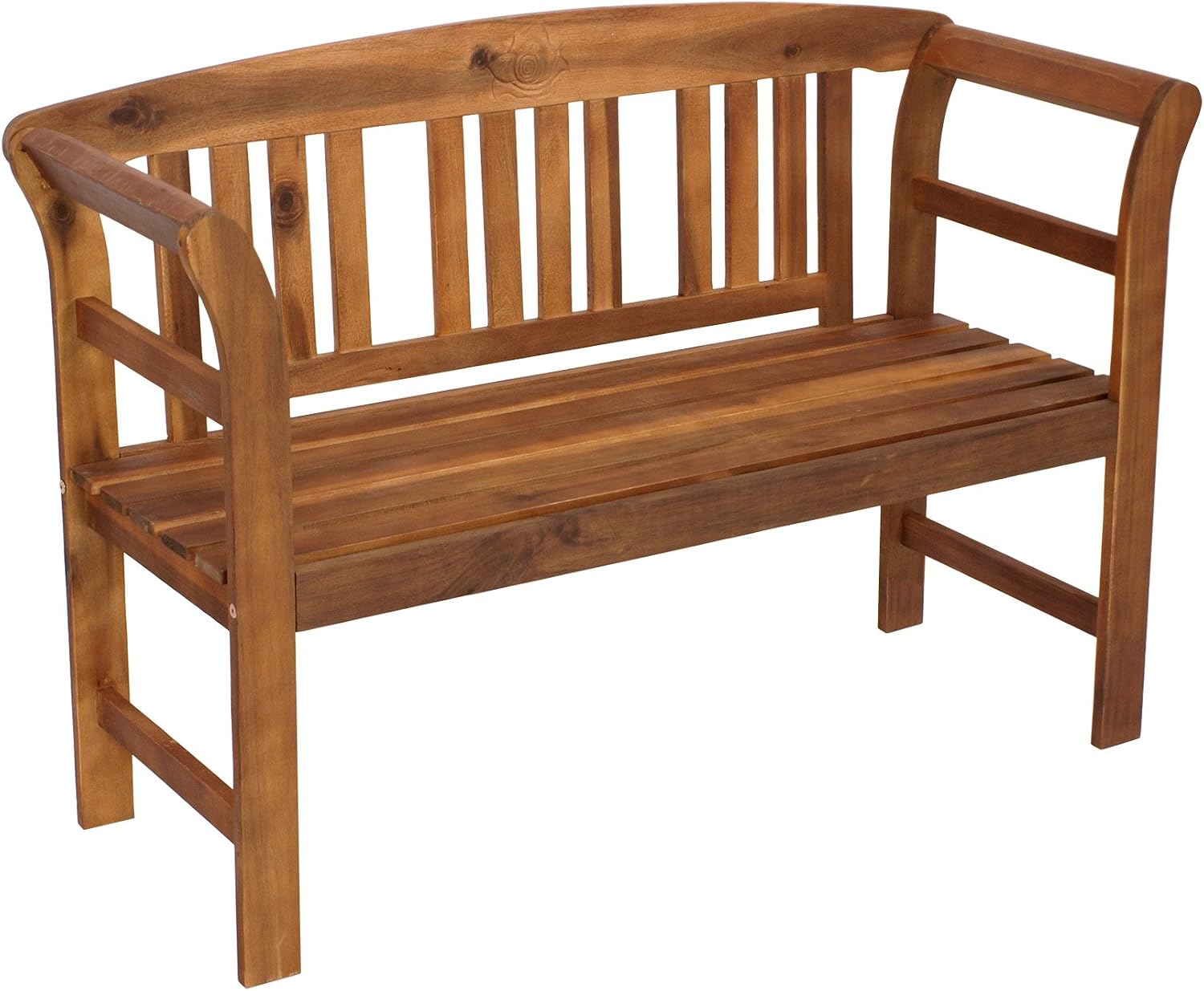 DEGAMO Landhausbank Gartenbank Rosario aus Akazienholz geölt, 2-sitzig 120 cm, FSC-Zertifiziert