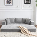 eslohnt Sofa Schlaf 200 × 140 cm , Faltbares Bodensofa mit 5 Kissen, 20 cm Dick-Gute Unterstützung, Faltbare Gästematratze, Öko-Tex-Zertifiziert
