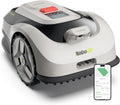 RoboUP Raccoon 2 SE Mähroboter, Max. 600m2 Rasenfläche, 3-8 cm Schnitthöhe, Intelligenter KI Rasenmäher Roboter mit 5 Ah-Schnellladen-Akku