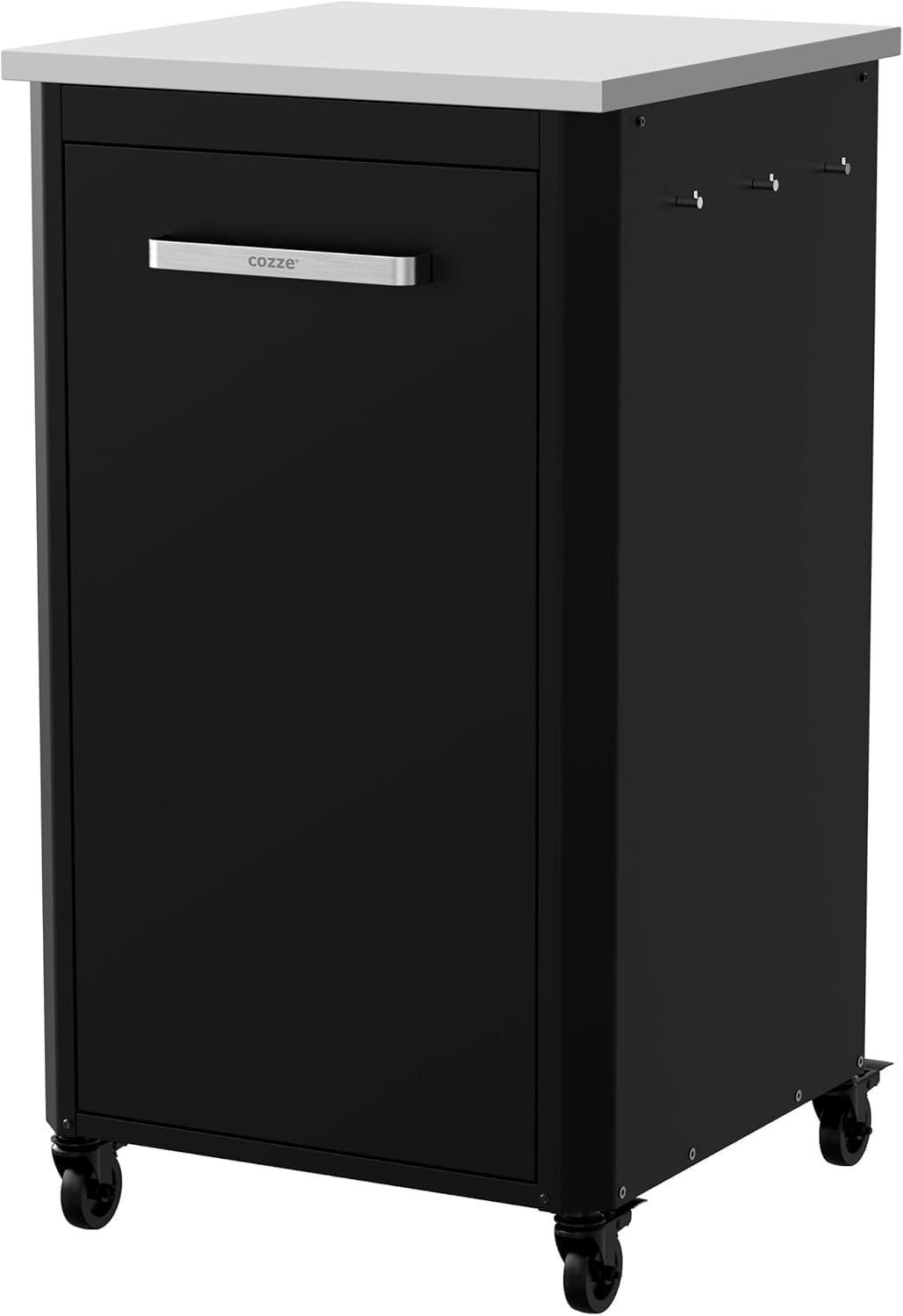 cozze Esstisch Outdoor Küche , H110 cm, Für Pizzaofen & Grill, Modulares Design, Stauraum & Haken, Wetterfest & Robust, wetterbeständig