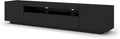 BIM Furniture Lowboard TV 200 cm, Fernsehschrank HiFi Schrank fürs Wohnzimmer Schwarz Matt, Universell Sideboard mit Laminierten Fronten