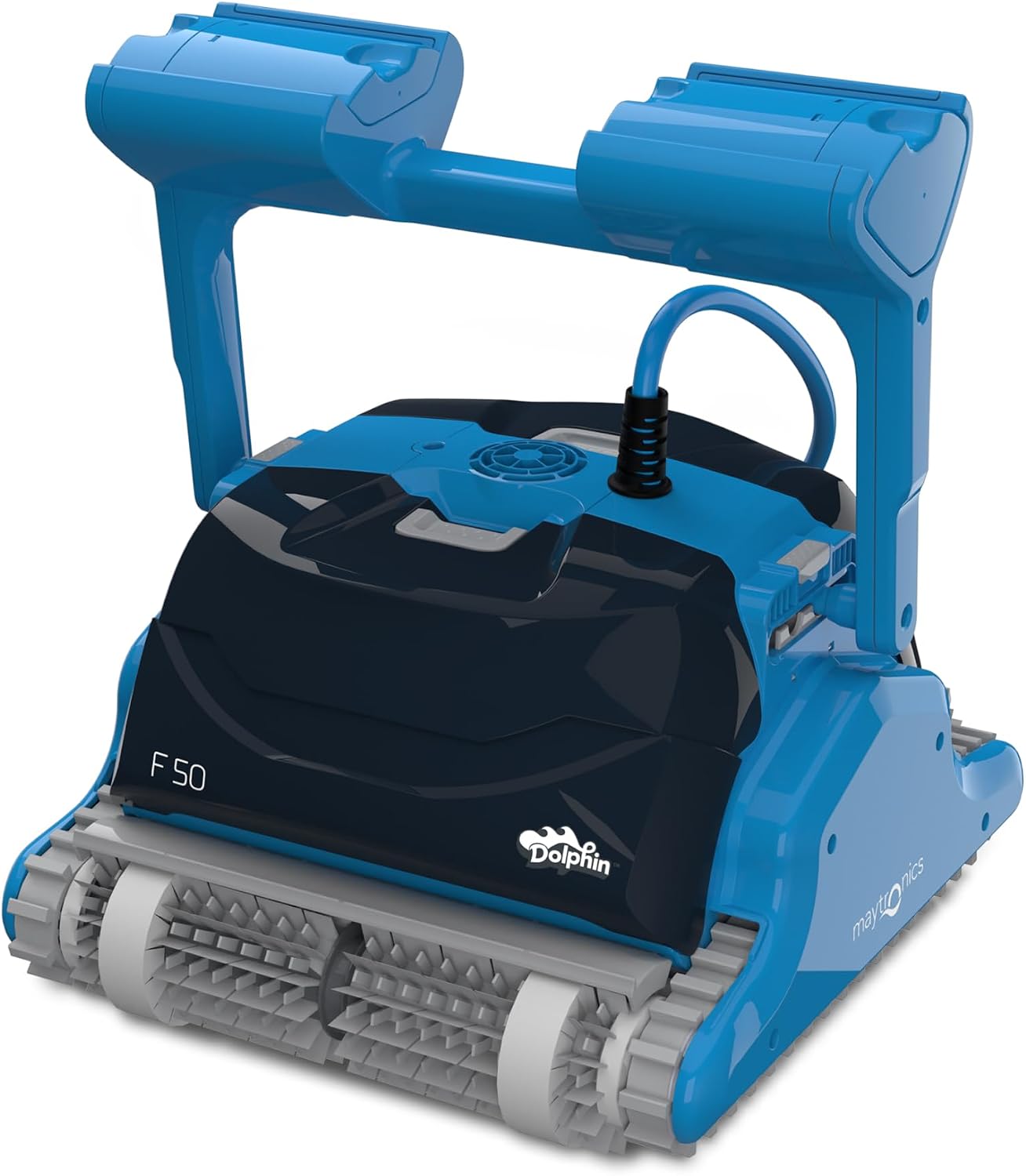 Dolphin F50 Automatischer Poolreiniger Poolroboter mit kabel, Eingelassene Pools bis zu 15 m, Wasserlinie und Wandreinigung, Energieeinsparung