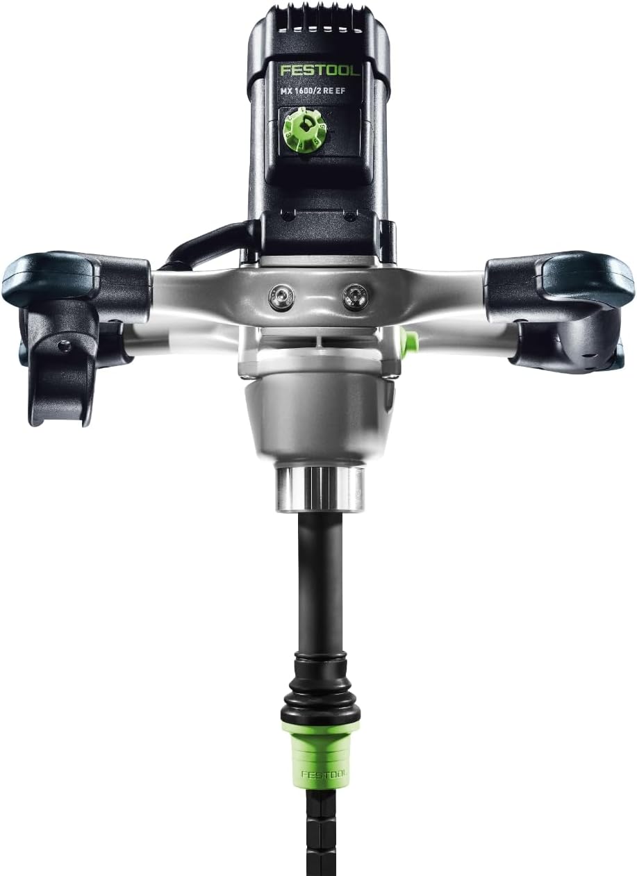 Festool Rührwerk MX 1600/2 RE EF HS3R, Doppelmaulschlüssel & Absaugung MX-A im Lieferumfang, 1500 W, 2-Gang, Profi-Mischer mit ErgoFix, FastFix