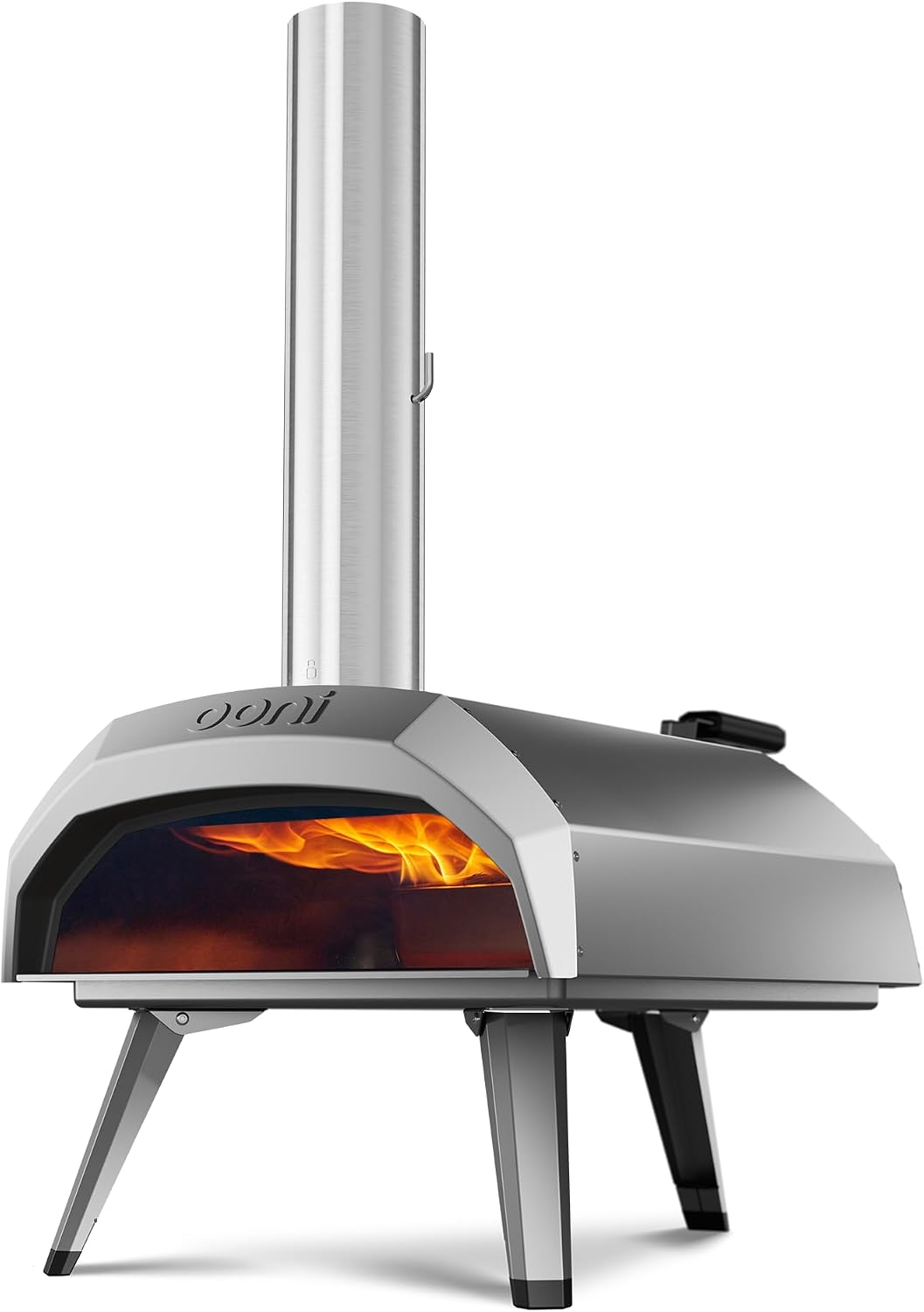Ooni Karu 12 Pizzaofen, Kocht 30 cm Pizzen in 60Sekunden, Gas Pizzaofen & Holzofen, Ooni pizzaofen für Outdoor, Tragbarer Pizza oven