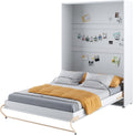 Homlando Lenart Schrankbett, Wandbett Concept Pro CP01 140 × 200 cm, Schrankklappbett Vertikal, Schrank mit integriertem Klappbett, Funktionsbett