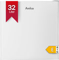 Amica Gefrierbox freistehend 32 l manuelle Abtauung Gefrierfach‐Ablage Eiswürfelbehälter 50 × 48 × 44,5 cm, Gefrierschrank Freistehend Weiß
